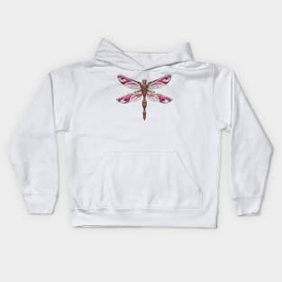 dragonfly sci fi Kids Hoodie